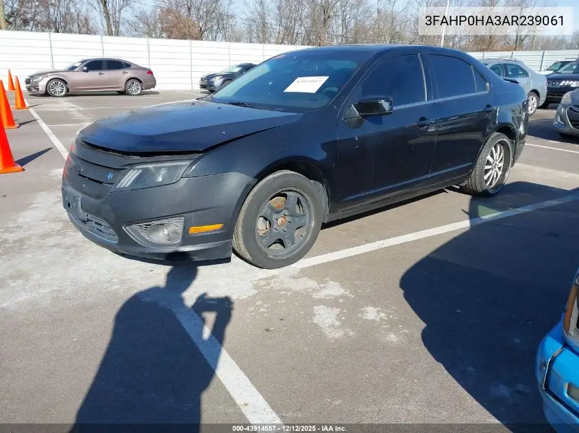 3FAHP0HA3AR239061 2010 Ford Fusion Se