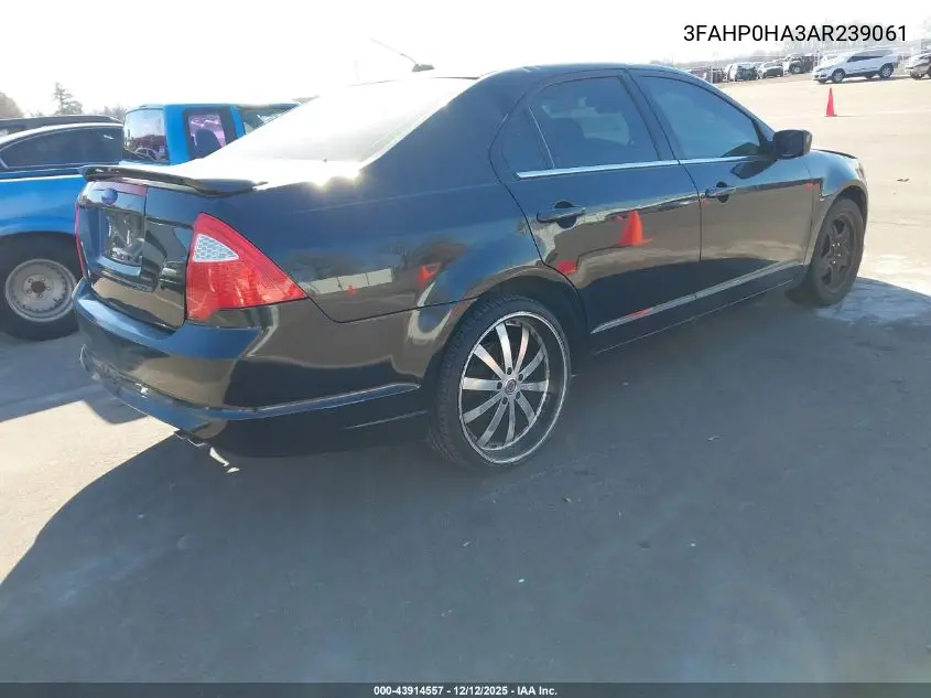 3FAHP0HA3AR239061 2010 Ford Fusion Se