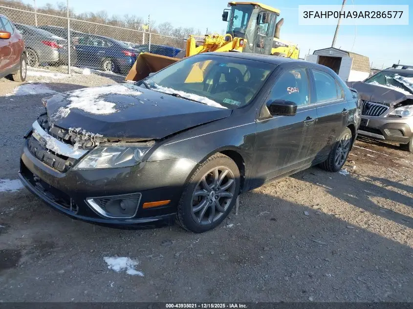 3FAHP0HA9AR286577 2010 Ford Fusion Se