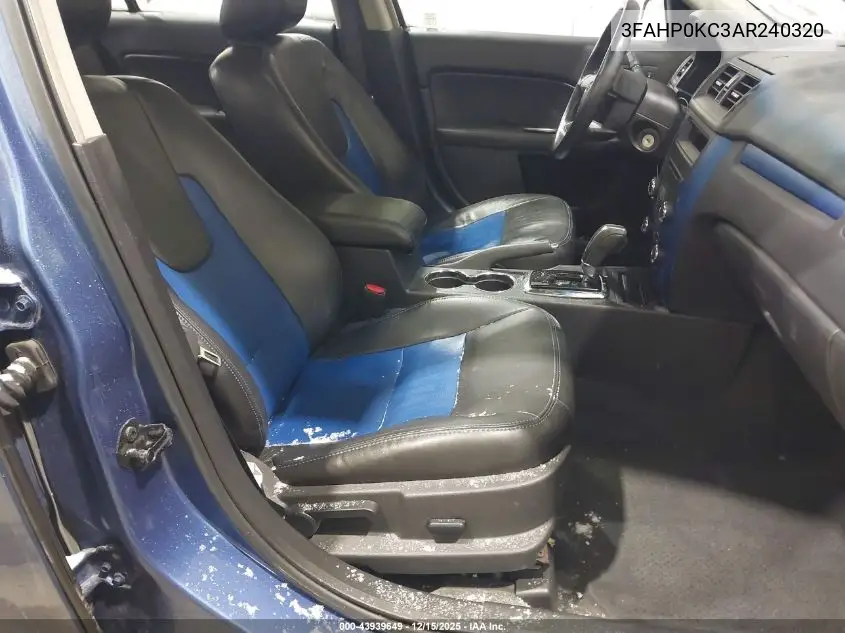 3FAHP0KC3AR240320 2010 Ford Fusion Sport