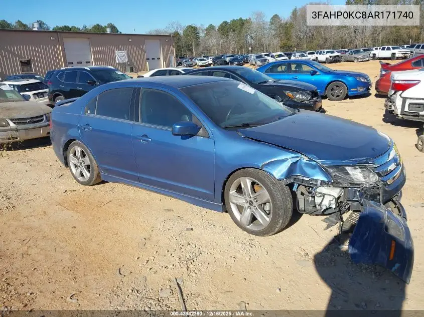 3FAHP0KC8AR171740 2010 Ford Fusion Sport