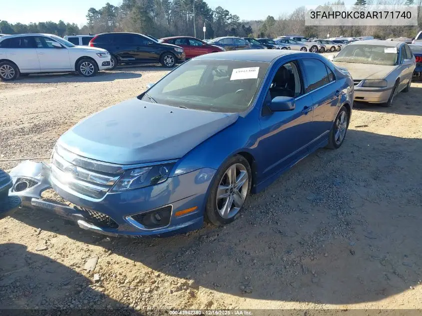 3FAHP0KC8AR171740 2010 Ford Fusion Sport