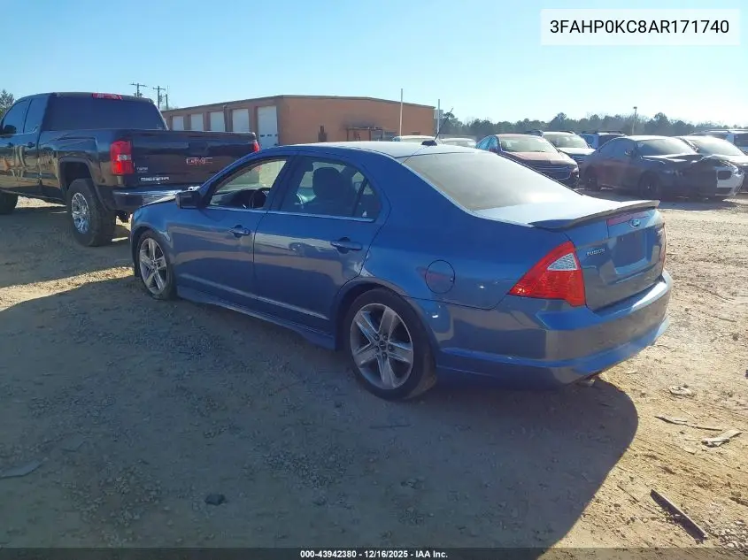 3FAHP0KC8AR171740 2010 Ford Fusion Sport