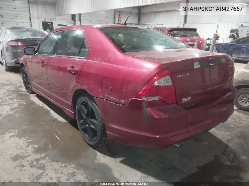 3FAHP0KC1AR427667 2010 Ford Fusion Sport