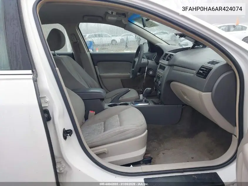 3FAHP0HA6AR424074 2010 Ford Fusion Se