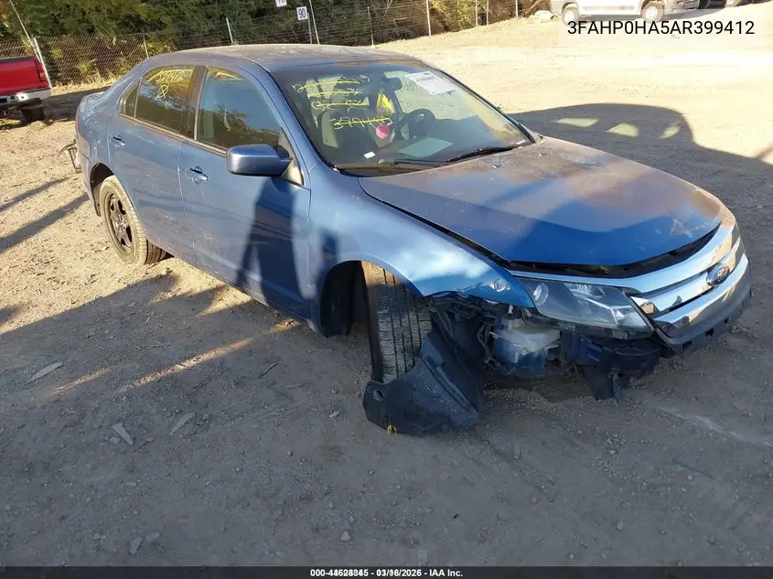 3FAHP0HA5AR399412 2010 Ford Fusion Se