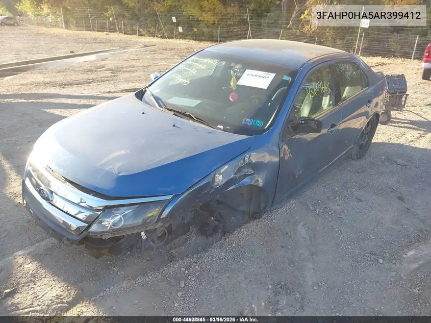 3FAHP0HA5AR399412 2010 Ford Fusion Se