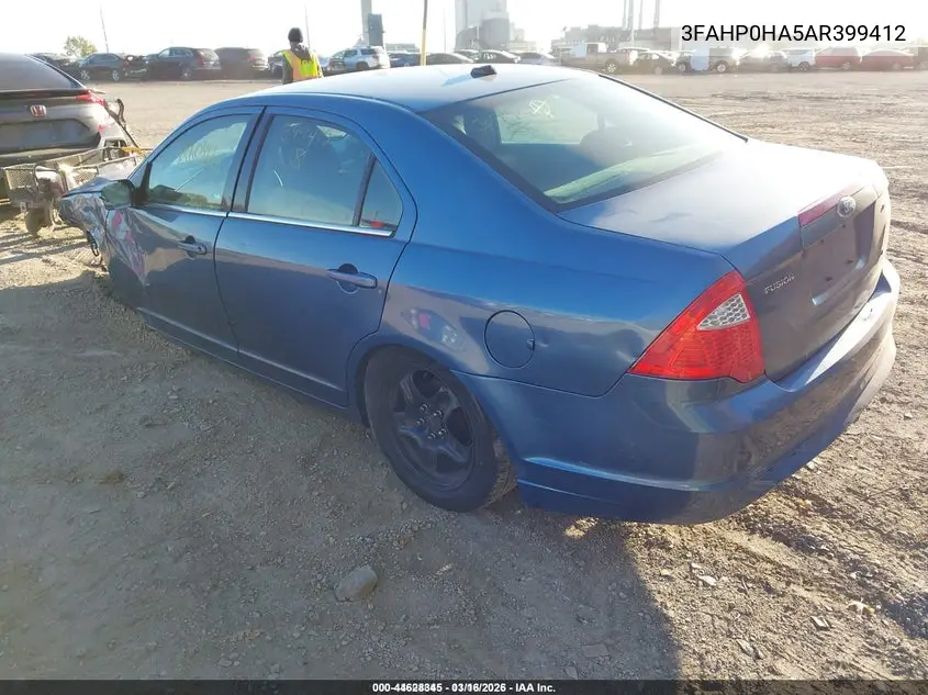 3FAHP0HA5AR399412 2010 Ford Fusion Se