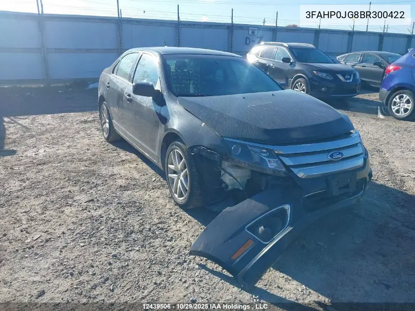 3FAHP0JG8BR300422 2011 Ford Fusion Sel