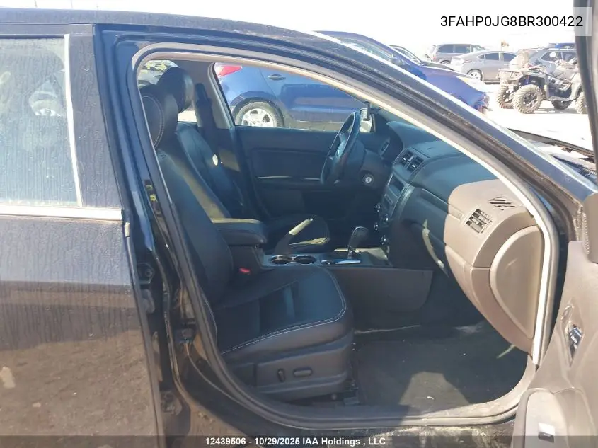 3FAHP0JG8BR300422 2011 Ford Fusion Sel