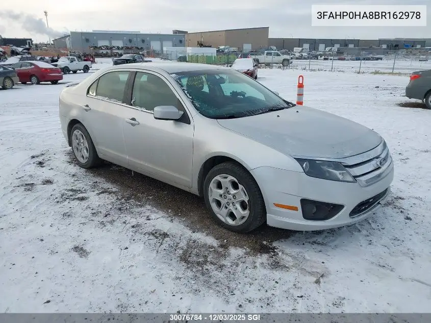 3FAHP0HA8BR162978 2011 Ford Fusion Se