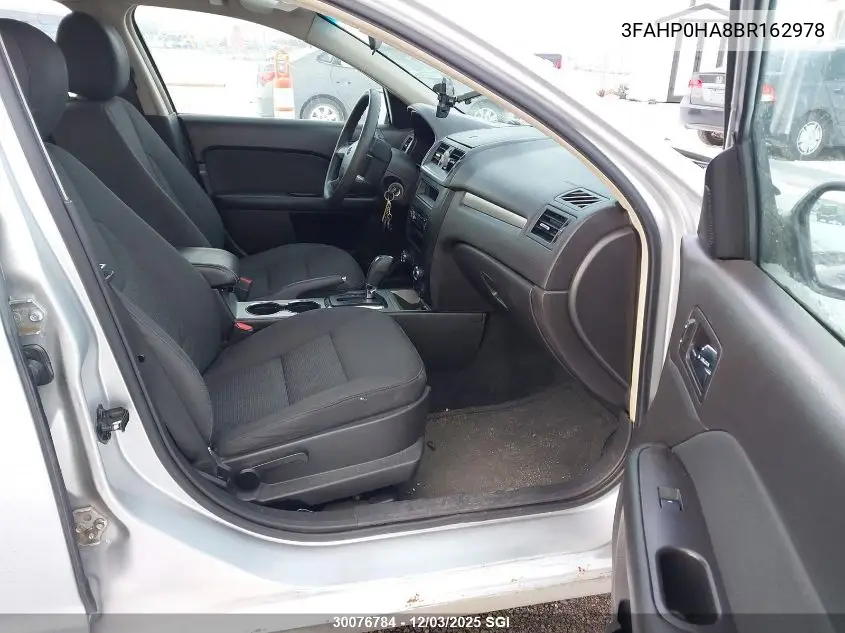 3FAHP0HA8BR162978 2011 Ford Fusion Se