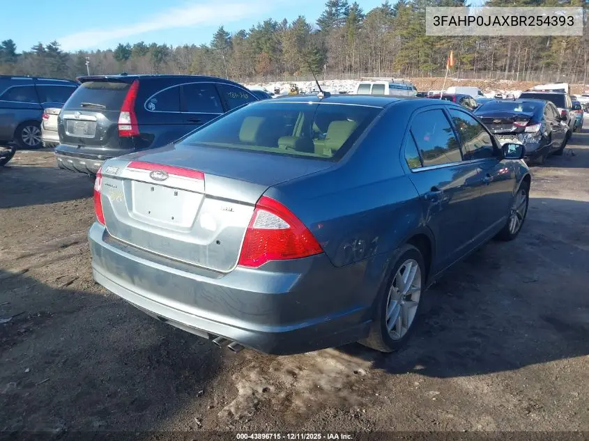 3FAHP0JAXBR254393 2011 Ford Fusion Sel