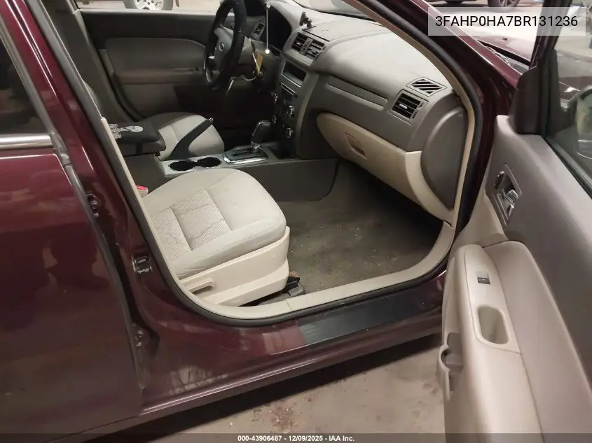 3FAHP0HA7BR131236 2011 Ford Fusion Se
