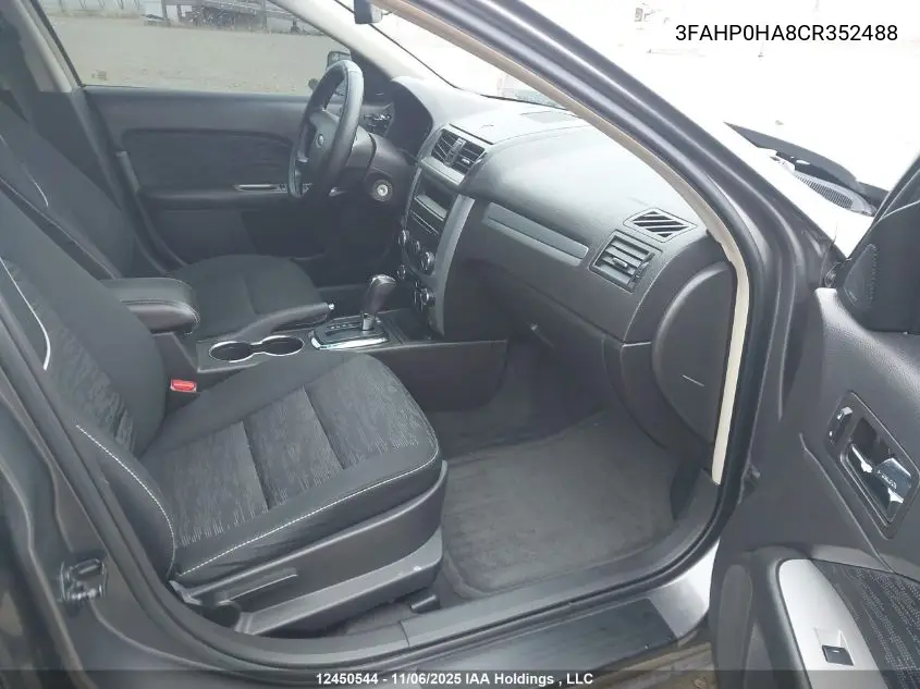 3FAHP0HA8CR352488 2012 Ford Fusion Se
