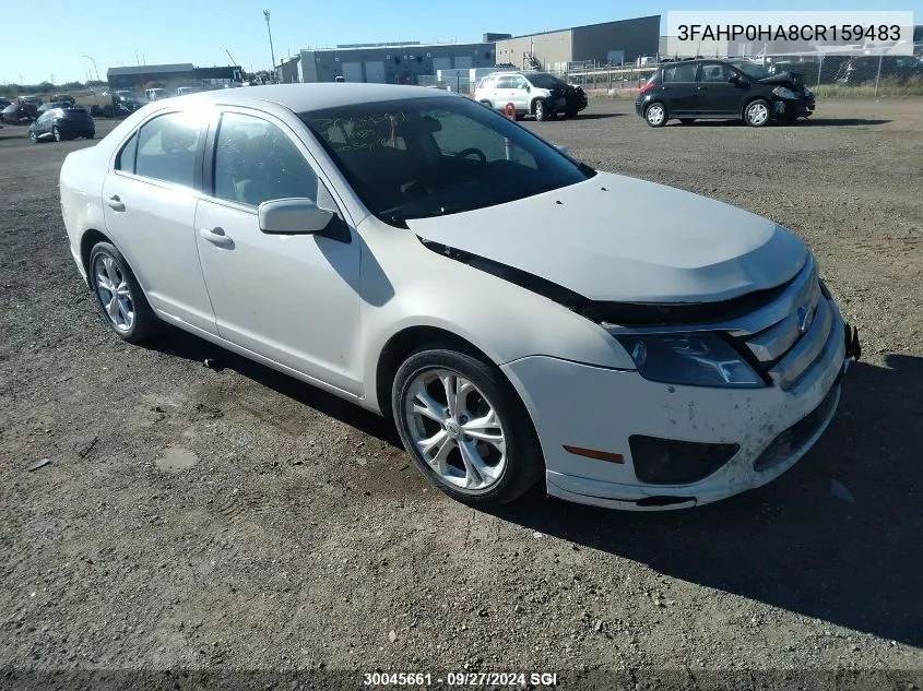 2012 Ford Fusion Se VIN: 3FAHP0HA8CR159483 Lot: 30045661