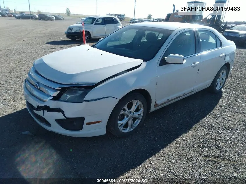 3FAHP0HA8CR159483 2012 Ford Fusion Se