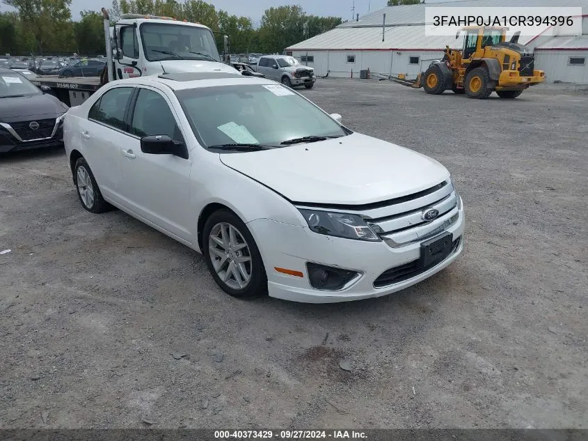 3FAHP0JA1CR394396 2012 Ford Fusion Sel