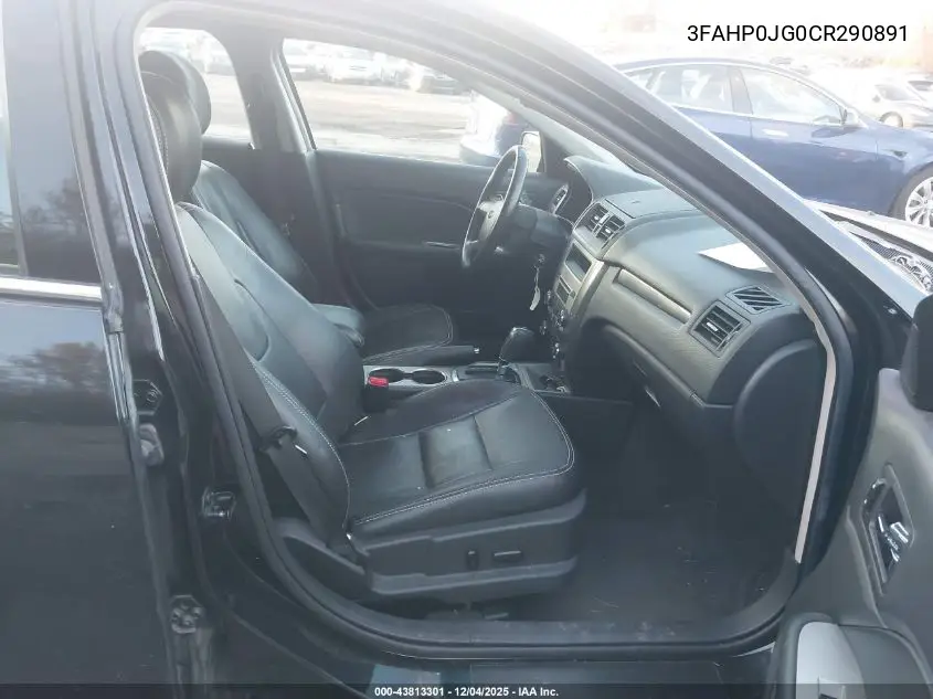3FAHP0JG0CR290891 2012 Ford Fusion Sel