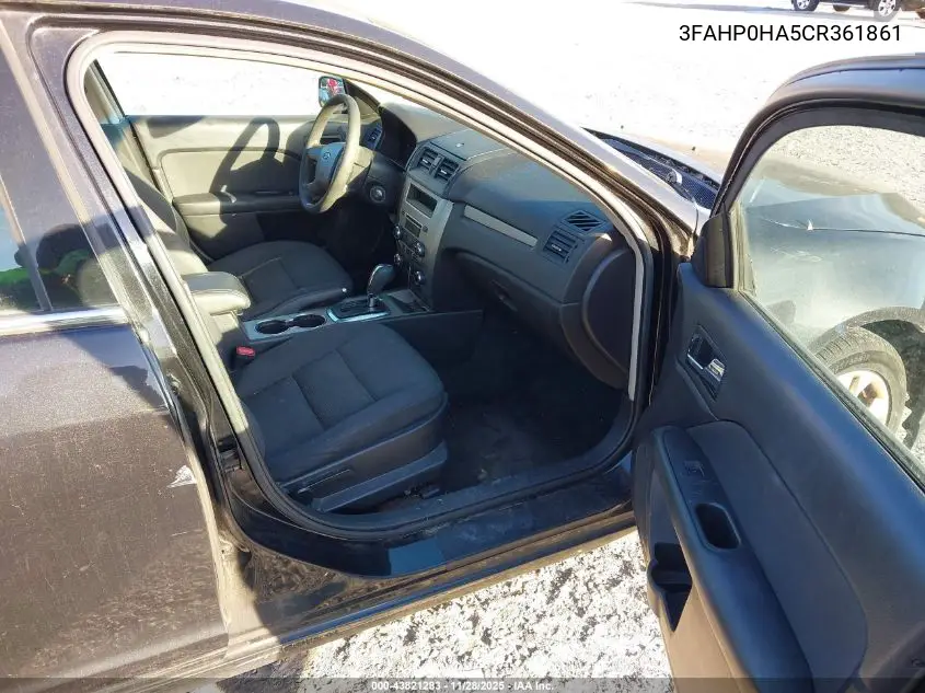 3FAHP0HA5CR361861 2012 Ford Fusion Se