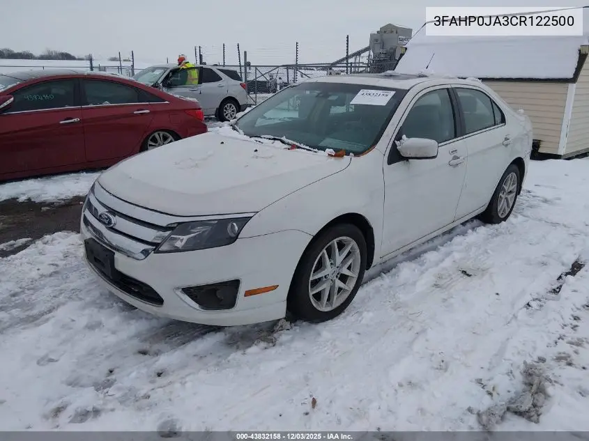 3FAHP0JA3CR122500 2012 Ford Fusion Sel