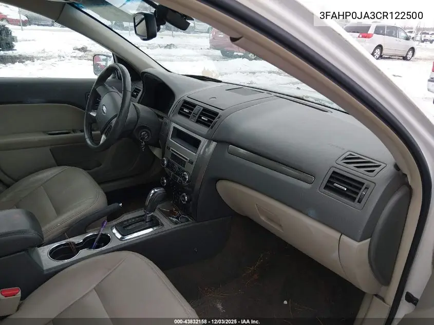 3FAHP0JA3CR122500 2012 Ford Fusion Sel