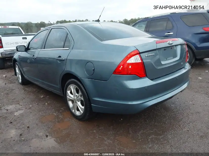 3FAHP0HA9CR214054 2012 Ford Fusion Se