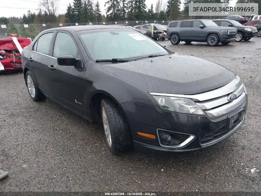 3FADP0L34CR199695 2012 Ford Fusion Hybrid