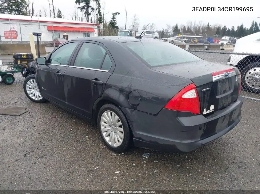3FADP0L34CR199695 2012 Ford Fusion Hybrid