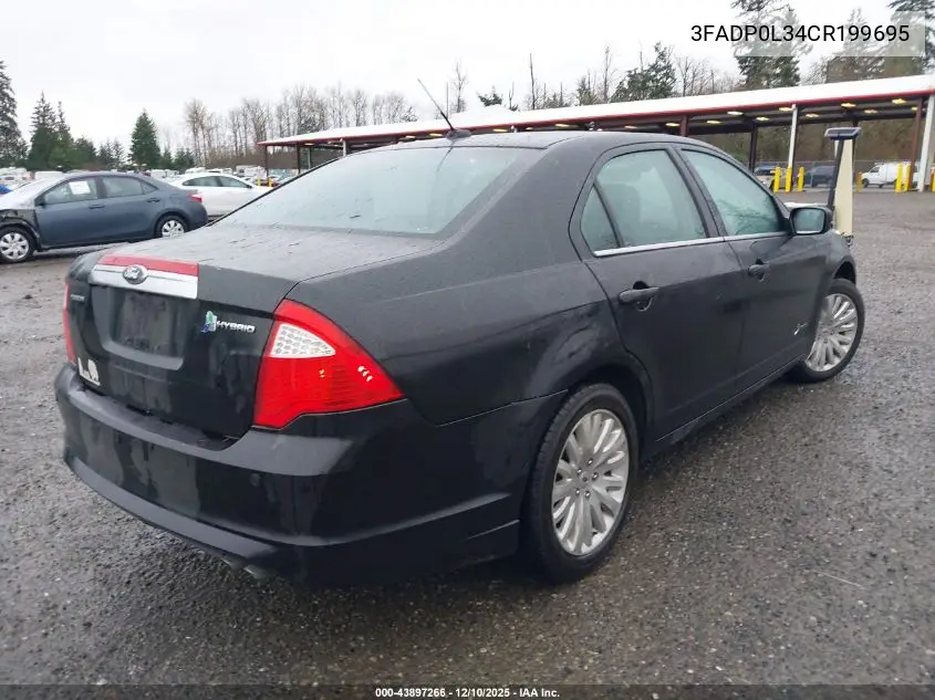 3FADP0L34CR199695 2012 Ford Fusion Hybrid