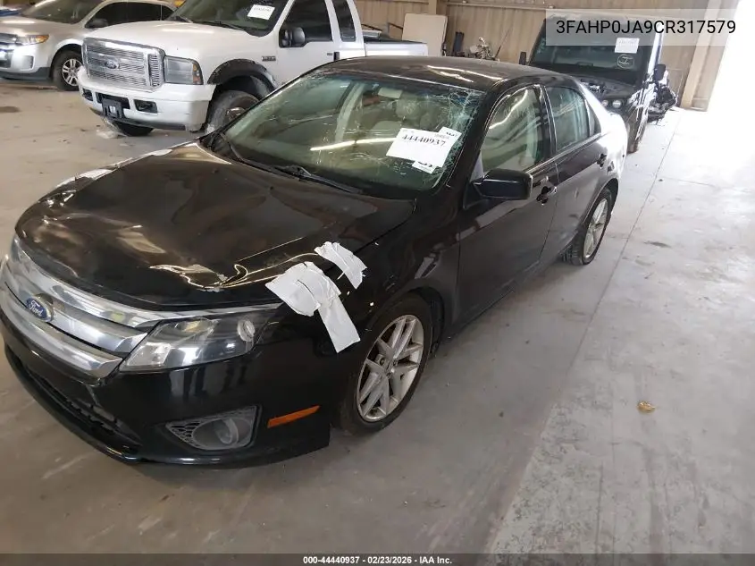 3FAHP0JA9CR317579 2012 Ford Fusion Sel