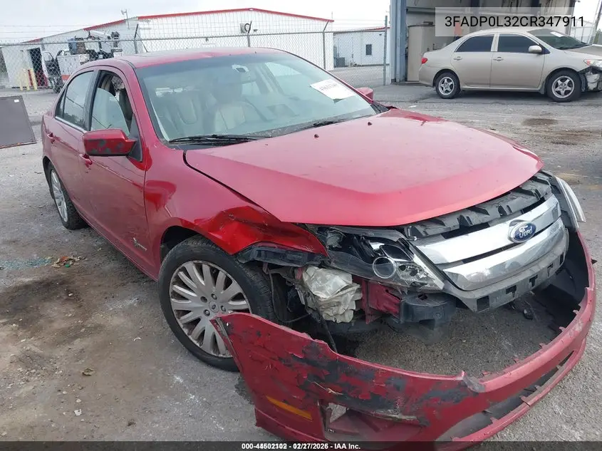 3FADP0L32CR347911 2012 Ford Fusion Hybrid