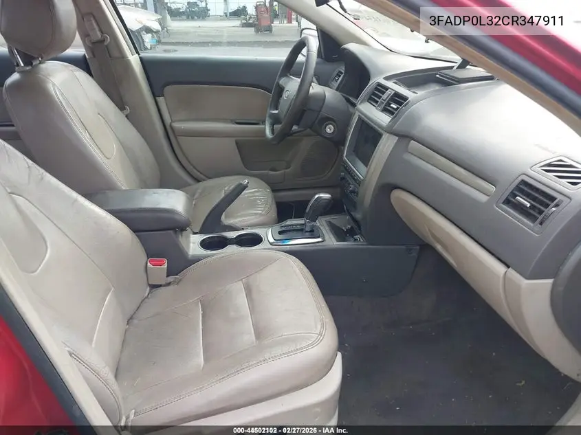 3FADP0L32CR347911 2012 Ford Fusion Hybrid