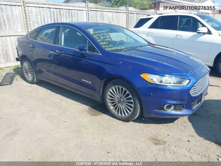 3FA6P0RU1DR276355 2013 Ford Fusion Titanium Hev