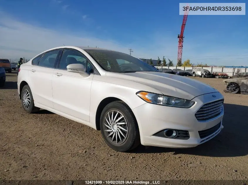 3FA6P0HR4DR353698 2013 Ford Fusion Se