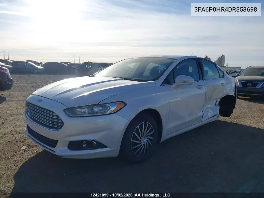 3FA6P0HR4DR353698 2013 Ford Fusion Se