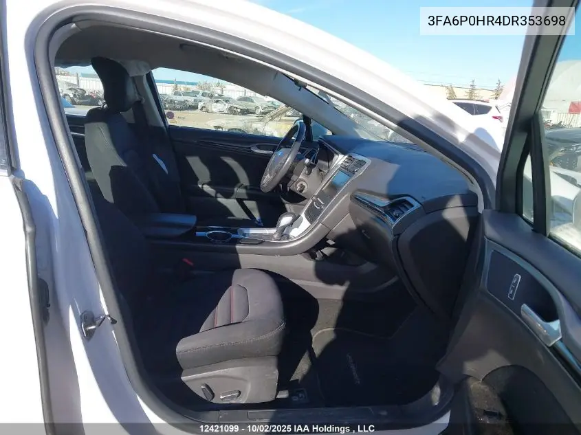 3FA6P0HR4DR353698 2013 Ford Fusion Se