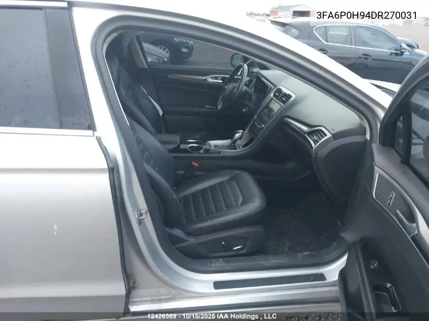 3FA6P0H94DR270031 2013 Ford Fusion Se