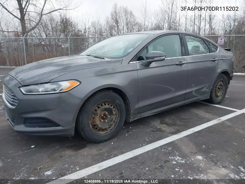 3FA6P0H70DR115202 2013 Ford Fusion Se