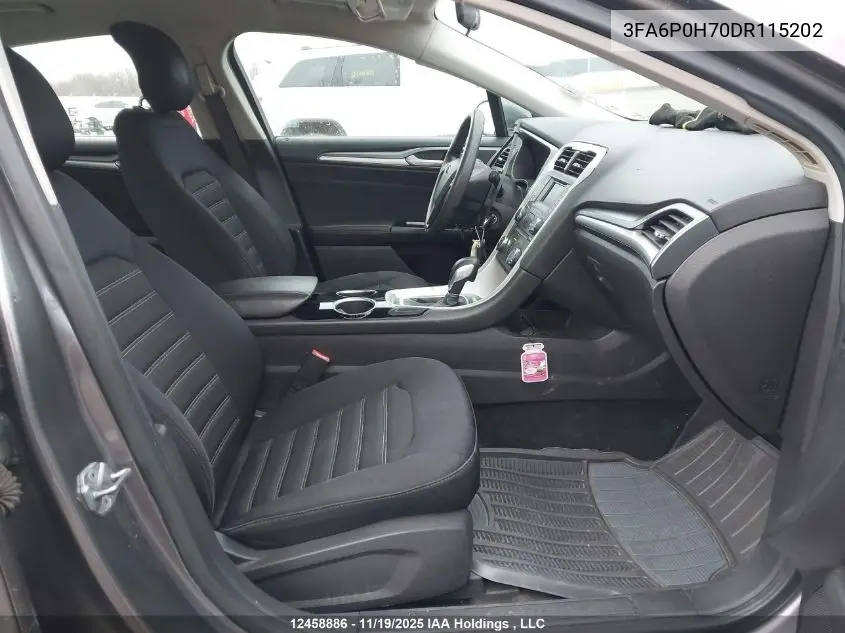 3FA6P0H70DR115202 2013 Ford Fusion Se