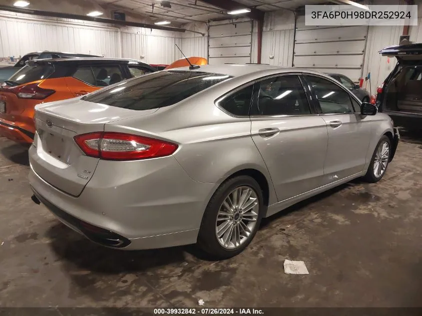 3FA6P0H98DR252924 2013 Ford Fusion Se