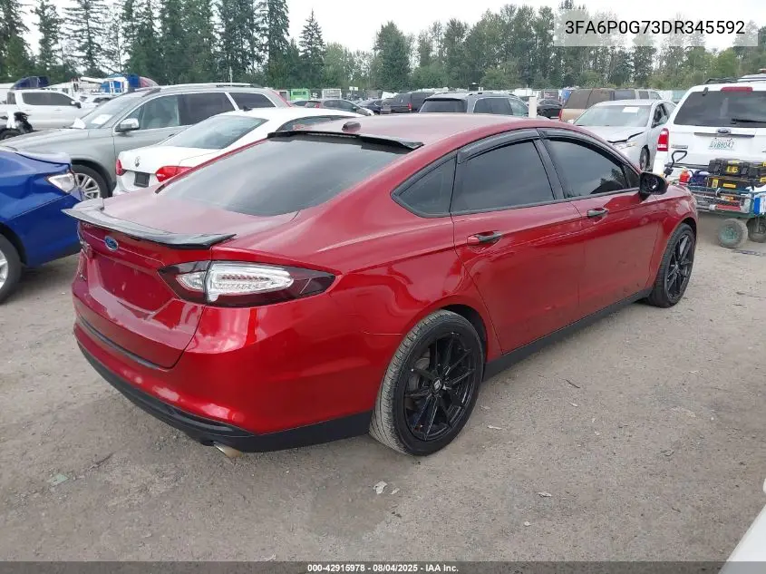 3FA6P0G73DR345592 2013 Ford Fusion S