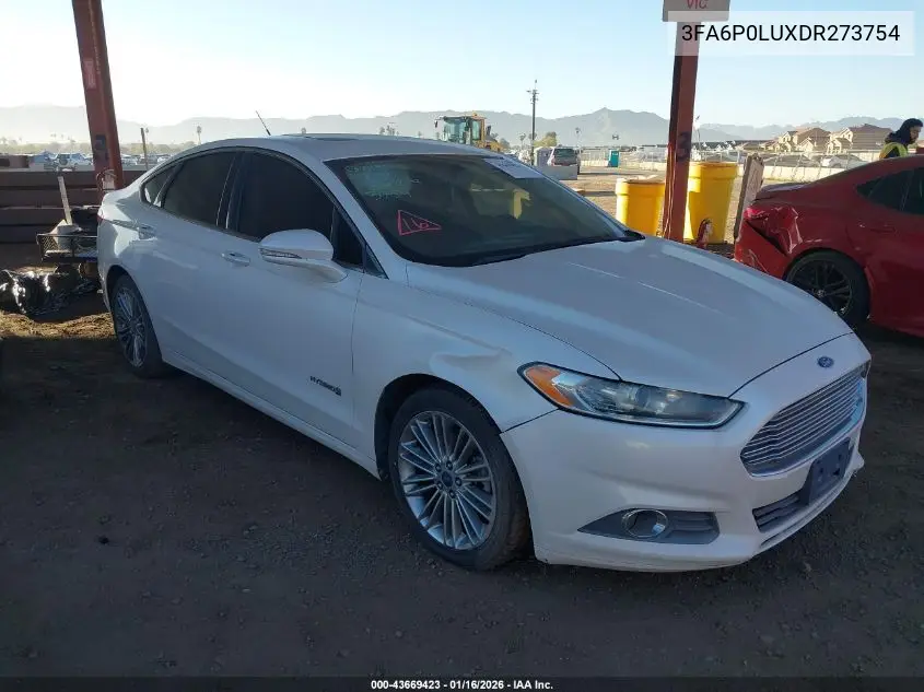 3FA6P0LUXDR273754 2013 Ford Fusion Hybrid Se