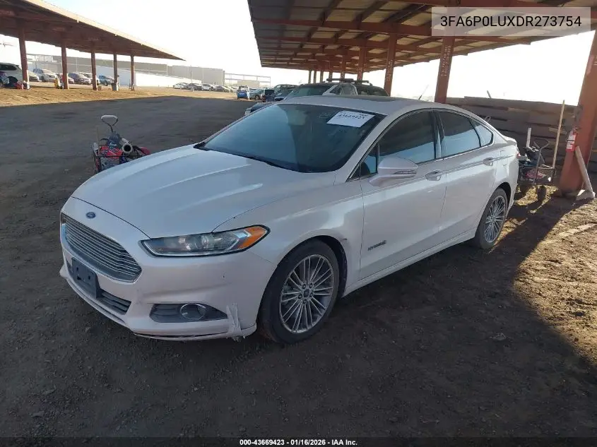 3FA6P0LUXDR273754 2013 Ford Fusion Hybrid Se