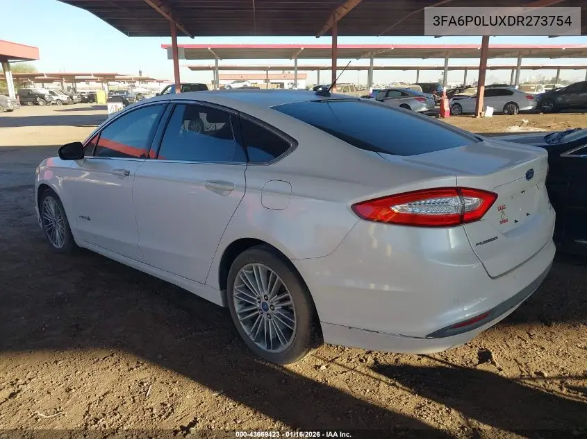 3FA6P0LUXDR273754 2013 Ford Fusion Hybrid Se