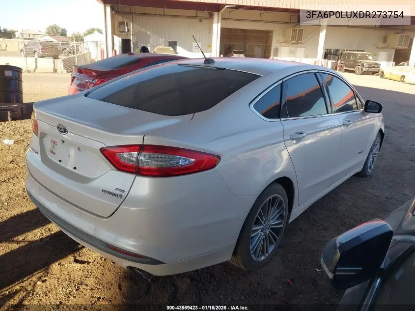 3FA6P0LUXDR273754 2013 Ford Fusion Hybrid Se