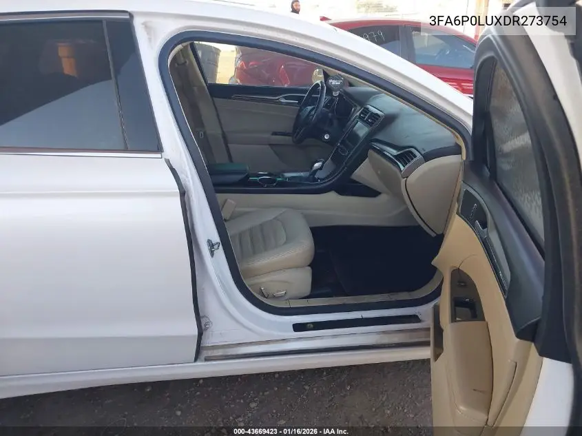 3FA6P0LUXDR273754 2013 Ford Fusion Hybrid Se