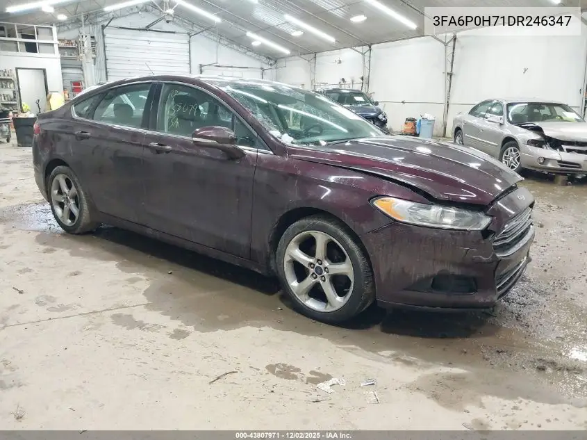 3FA6P0H71DR246347 2013 Ford Fusion Se