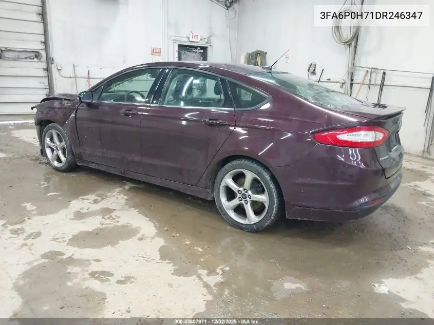 3FA6P0H71DR246347 2013 Ford Fusion Se