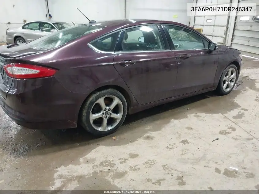 3FA6P0H71DR246347 2013 Ford Fusion Se